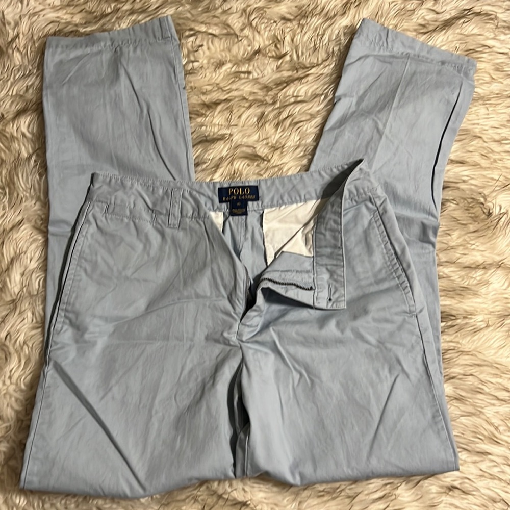 Boys size 16 Polo Ralph Lauren light blue dress pants
